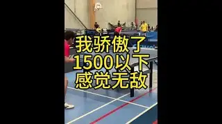 #我要上热门 #乒乓球 #法国 #直板横打 #小孩哥  我骄傲了，1500以下感觉无敌