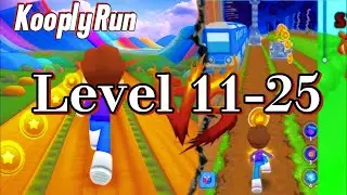 Kooply Run Gameplay | Levels 11-25 Walkthrough, SpeedRun Android iOS 
