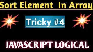 Sort Element of Array #sort #Arraysort #javascriptlearning