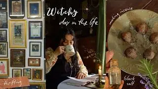 Witchy Day in My Life&nbsp;✨ | Botanical Crafting, Thrifting, Metaphysical Shop Visit (Cozy Witchy&nbsp;Vlog)