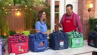 California Innovations X Life is Good_24 Can Zipperless Cooler Tote on QVC