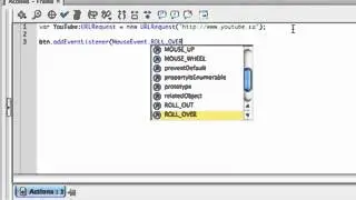 Adobe Flash CS3 - ActionScript 3.0 RollOver effects - Flash Tutorials For Beginners
