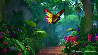 A butter fly and a monkey story for kids
