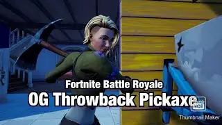 OG THROWBACK PICKAXE IN FORTNITE (Old Default Pickaxe for Free)