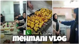 Mehmani Musafir Az Pakistan 🇵🇰 & BBQ Dinner | Hazargi Vlog | Chaar Sheen