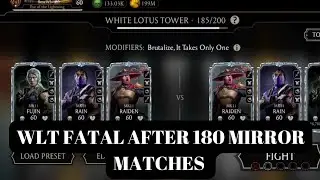 WLT FATAL TOWER 180-199 HARD BOSS FIGTH MIRROR MATCHES| MK MOBİLE T&Uuml;RK&Ccedil;E 💯