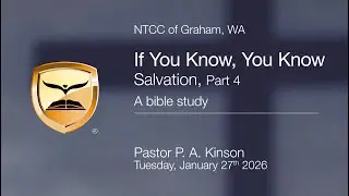 If You Know You Know | Attributes of God | Bible Study | Pastor P. A. Kinson