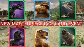 NEW MASTERPIECE IACELAND EVENT/UNIQUE DINOSAUR BIG BATTLES/JURASSIC WORLD ALIVE,V 3.16#video #trend 