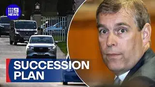 Former Prince Andrew investigations continue | 9 News Australia
