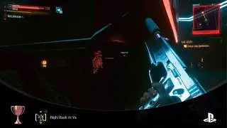 Cyberpunk 2077 PS5 Right Back At Ya Trophy