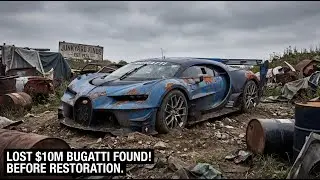 ASMR Car Restoration! Junkyard-Abandoned Bugatti Vision Gran Turismo 2015 Reborn Like New