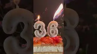 Happy Birthday to you | 36 years | Thirty six years | Virtual Candles