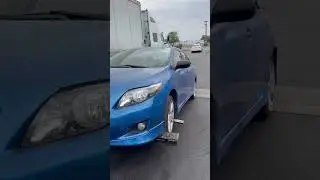 Impounding a Toyota Corolla Lock Out Service Needed! #cartok #towing #impound #repo