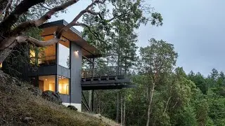 Heliotrope Architects reveals Buck Mountain Cabin, Orcas Island, #Washington, USA