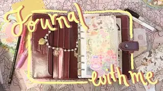 journal with me in my brand new filofax planner! ⋆౨ৎ˚⟡˖ ࣪ filofax malden personal planner setup