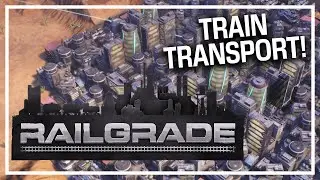 NEW Logistics TRAIN Game! - Railgrade - Transport Logistic Network Building Game