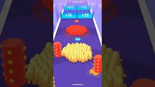 Golden Crowd of Among Us Run 3d Lvl 201 😍😱 #trending #shorts #youtubeshorts #games