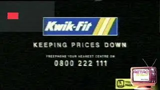 Old 'Kwik Fit Advert - Retro tv Channel