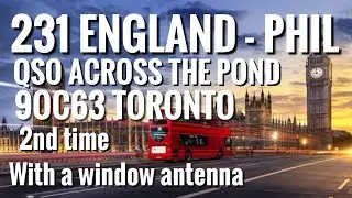 231 England - Norwich. CB Radio DX - QSO contact across the pond. 2nd time.