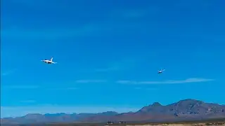 Freewing Mig 29 Red Star and Eflite F-16 Thunderbirds tandem flight
