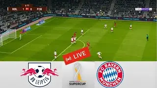 Bayern M&uuml;nchen vs  RB Leipzig &bull; DfL Supercup &bull; Vollst&auml;ndiges Spiel Streaming &ndash; Gameplay PC PES 2021