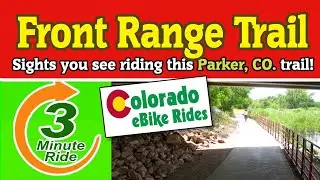 Parker, Colorado Front Range Trail  Cherry Creek Trail South Aug 2023