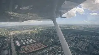 Flight Lesson! FXE-FXE - Cessna 172 | Flying from Suburbs to Marshes