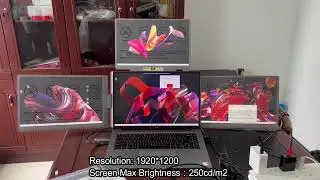 Unlock Triple Screen Power! BOE MV238FHM Portable 14