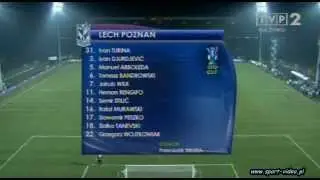 Lech Poznań 1:1 Deportivo La Coruña [I POŁOWA] (04.12.2008)