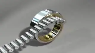 Cylindrical Roller Bearing animation