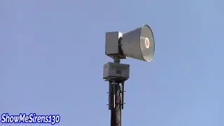 8 RPM Federal Signal 2001-SRN/DC (2nd gen) Siren Test Butler, MO 6-5-19