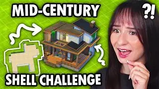 Can I turn this shell into a MID-CENTURY build challenge in The Sims 4?