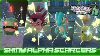 CATCHING ALL SHINY ALPHA GRASS STARTERS IN POKEMON LEGENDS ZA