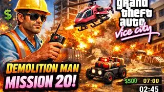 Demolition Man - Mission 20 | GTA Vice City Gameplay Walkthrough (RC Helicopter)