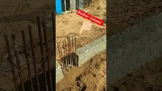 Brick Masonry Work & Mullion Column 😲🤔✅ #construction #tips #shorts