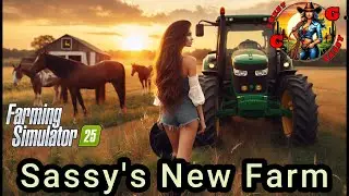 First Time on FS25!! Watch This Country Girl Take Over This New Farm!!!