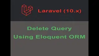 Delete Query in laravel using Eloquent ORM | Delete data in database | Gitbit |  Class 16
