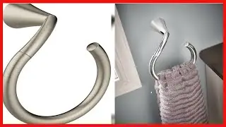 Moen YB2386BN Glyde Hand -Towel Ring, Brushed Nickel