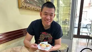 Food Vlog 22 🇮🇹 - Dolci Siciliani - Caffè Arcadia - Sortino, Sicilia, Italia!