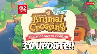 ACNH: The 3.0 Update! LIVE! #animialcrossing #3.0 #cozygaming