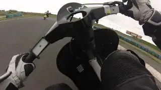 Vespa Pk 125 Challenge Scootentole - Magny Cours 2013  + Bonus Crash