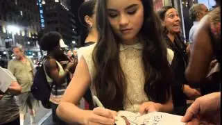Landry Bender of Disney's Best Friends Whenever signs autographs for fans in Hollywood, California