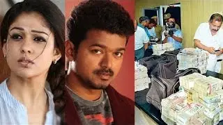 Income Tax raids at homes of 'Puli' actor Vijay and Nayanthara
