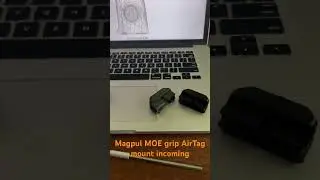 Magpul MOE grip AirTag mount #shorts #magpul #appleairtag