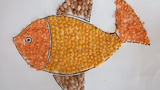 Grain and pulse pasting activity|art and craft|Best activities for kids #education#artandcraft#art