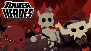 Showcasing All The New Volcano Valley Revamp Skins In Tower Heroes!