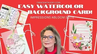 Make a WOW Watercolor Background Card!