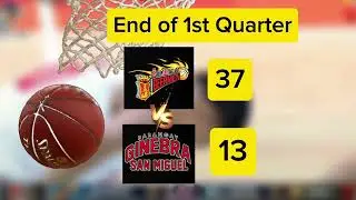 End of 1st Quarter SMB vs Ginebra #PBA #PBAAngatAngLaban #pbalivetoday