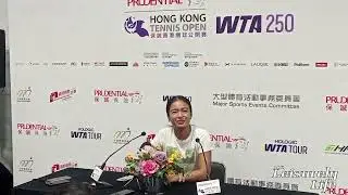 Prudential Hong Kong Tennis Open 2025: Alex Eala post-match interview (Oct 28 2025)
