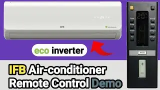 how to use IFB ac remote | eco inverter demo | gayatri airzone